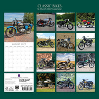 Gifted Stationery Calendar Classic Bikes 2027