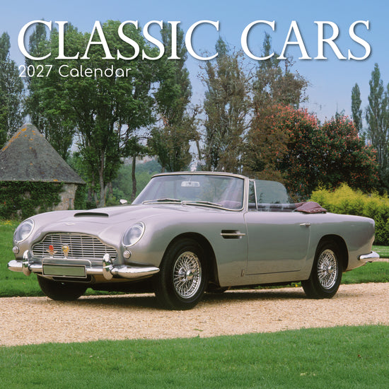 Gifted Stationery Calendar Classic Cars 2027