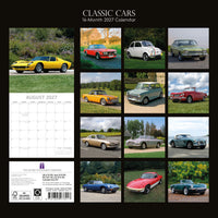 Gifted Stationery Calendar Classic Cars 2027