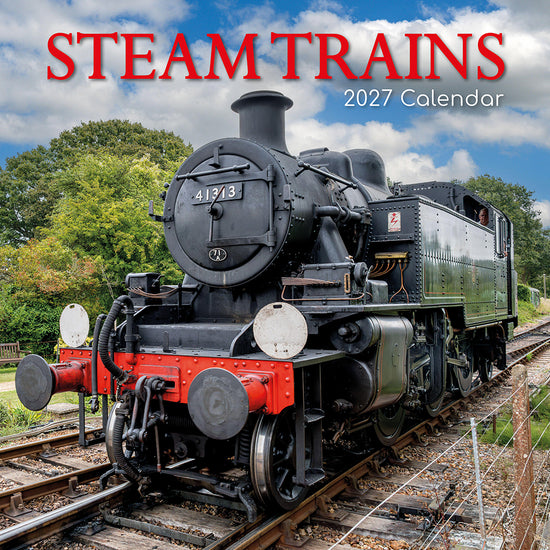 Gifted Stationery Calendar Steam Trains 2027