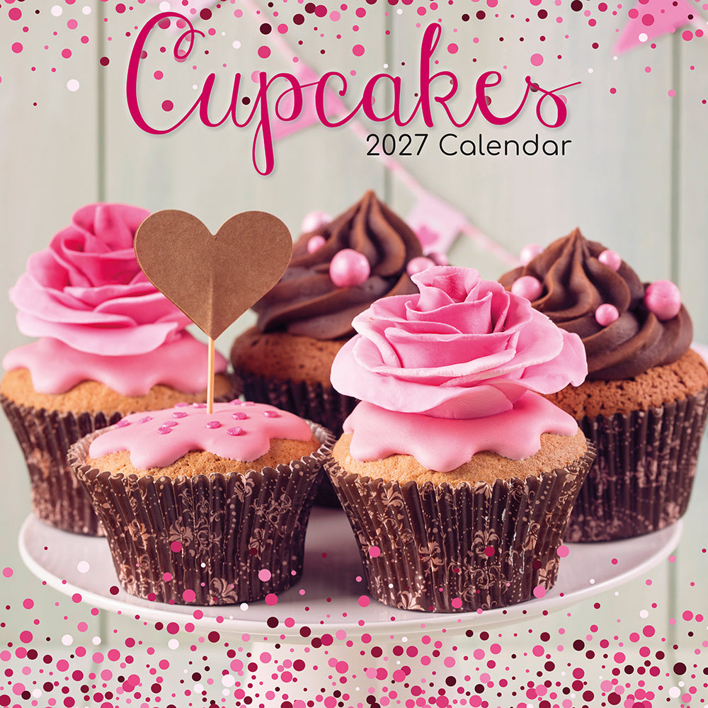 Gifted Stationery Calendar Cupcakes 2027