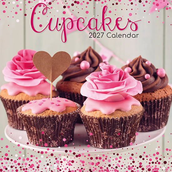 Gifted Stationery Calendar Cupcakes 2027