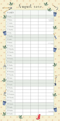 Gifted Stationery Calendar Garden Organiser 2027