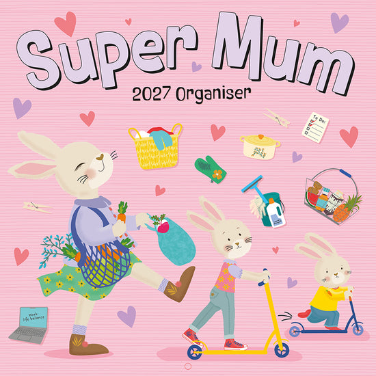 Gifted Stationery Calendar Super Mum 2027