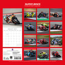 Gifted Stationery Calendar Super Bikes 2027