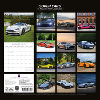 Gifted Stationery Calendar Super Cars 2027