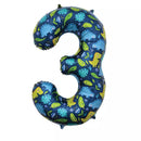 Sensations Foil Balloon Dinosaurs 34" Number 3