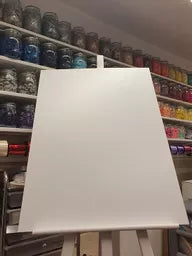 Nancy Loves Acrylic Plaque White (No Holes) A2