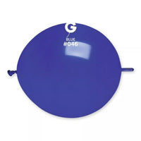 Gemar 50 Pack Latex Balloons Glink Blue 13