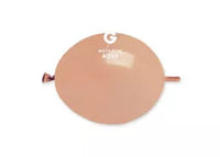 Gemar 100 Pack Latex Balloons Glink Misty Rose 6