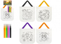 Colour Your Own Halloween Bag 12pk