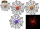 Light Up Spider On Web (Colour May Vary)