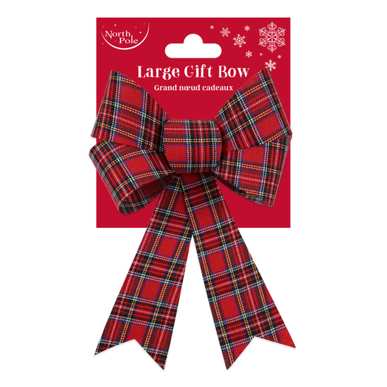 Tartan Bow Large 23x33cm