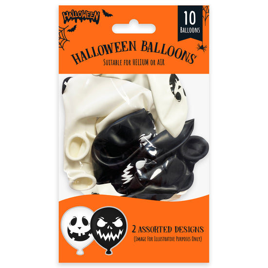 Halloween 10" Latex Balloons 10pk