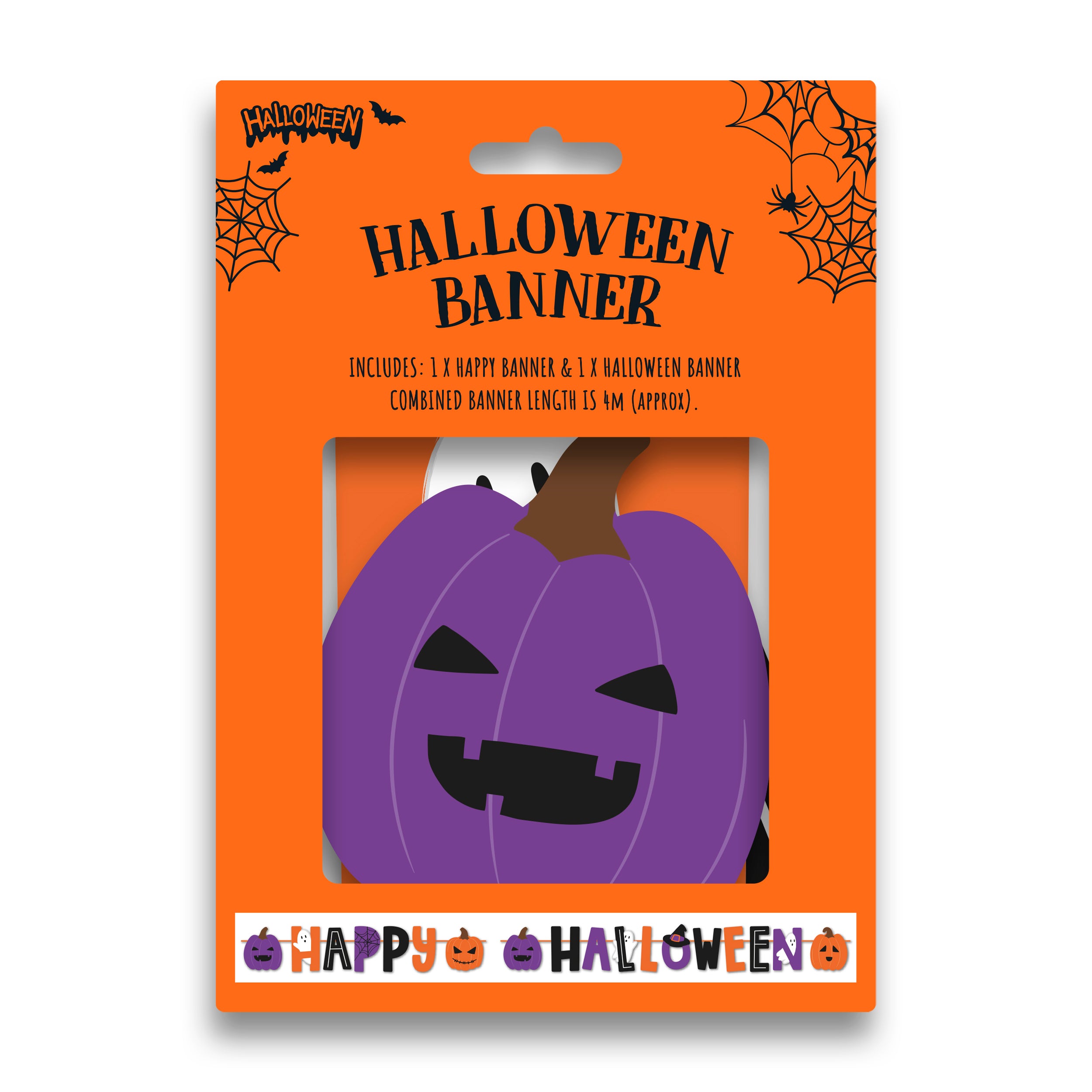 Letter Banner Happy Halloween Spooky 4M