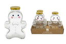 Gingerbread Man Jar 11x6cm 6pk