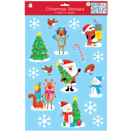 Christmas Stickers Santa & Characters
