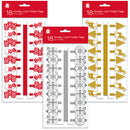 Christmas 18 Card Peg Holders 12pk