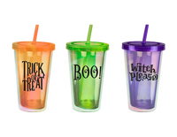 Halloween Holographic Tumbler 12pk