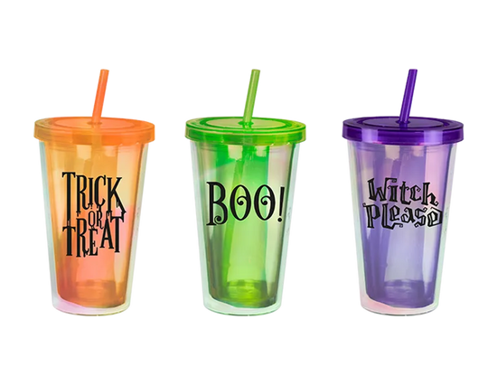 Halloween Holographic Tumbler 12pk