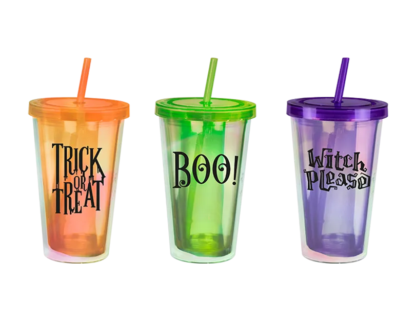 Halloween Holographic Tumbler 12pk