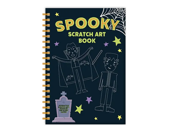Scratch Art Book Spooky Halloween