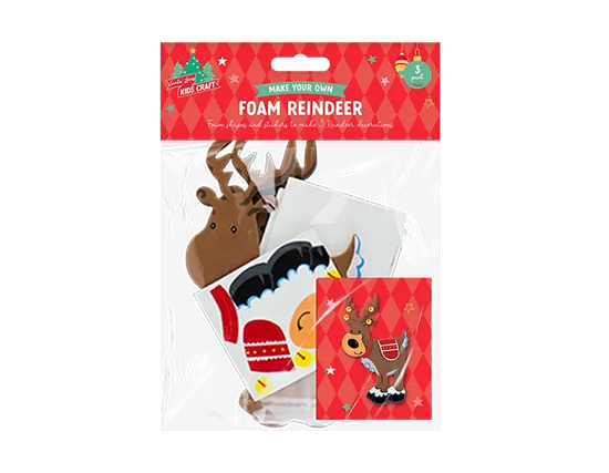 Make Your Own Christmas Foam Character 3pk