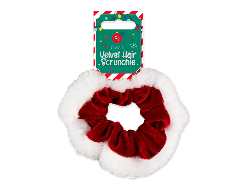 Christmas Velvet Hair Scrunchie