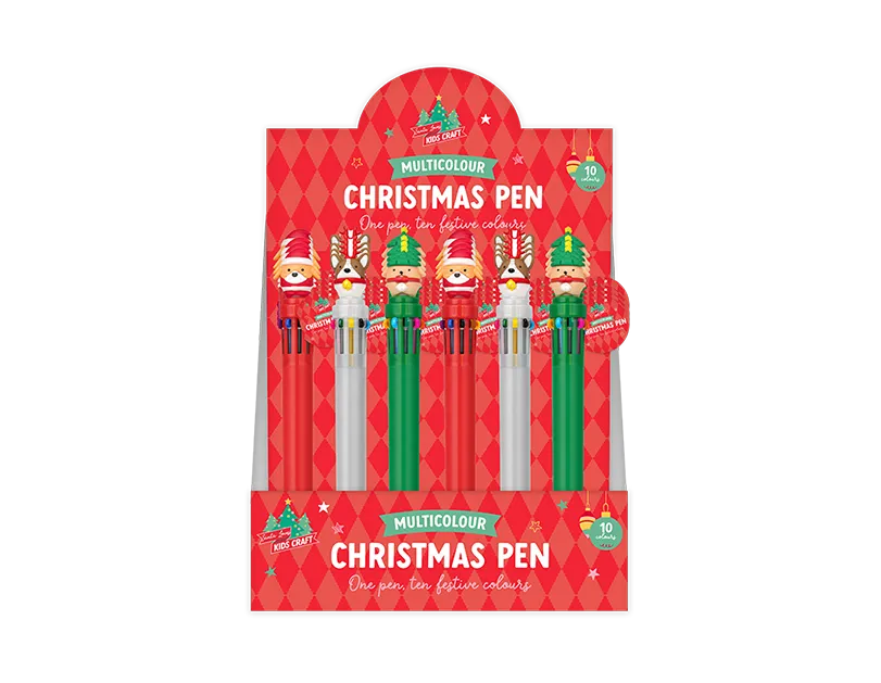 Christmas Multi-Colour Pen 24pk