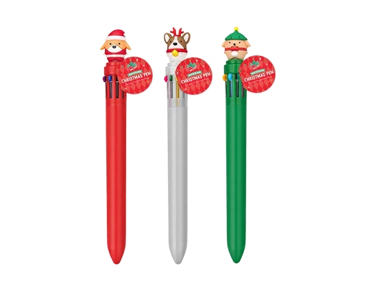 Christmas Multi-Colour Pen 24pk