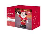 Inflatable LED Santa 90cm
