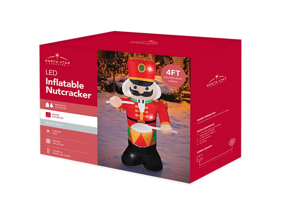 Inflatable LED Nutcracker 120cm