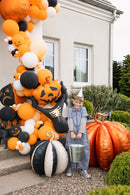 PartyDeco Foil Balloon Standing 3D Pumpkin 35