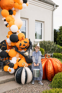 PartyDeco Foil Balloon Standing 3D Pumpkin 35