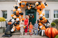 PartyDeco Foil Balloon Standing 3D Pumpkin 35