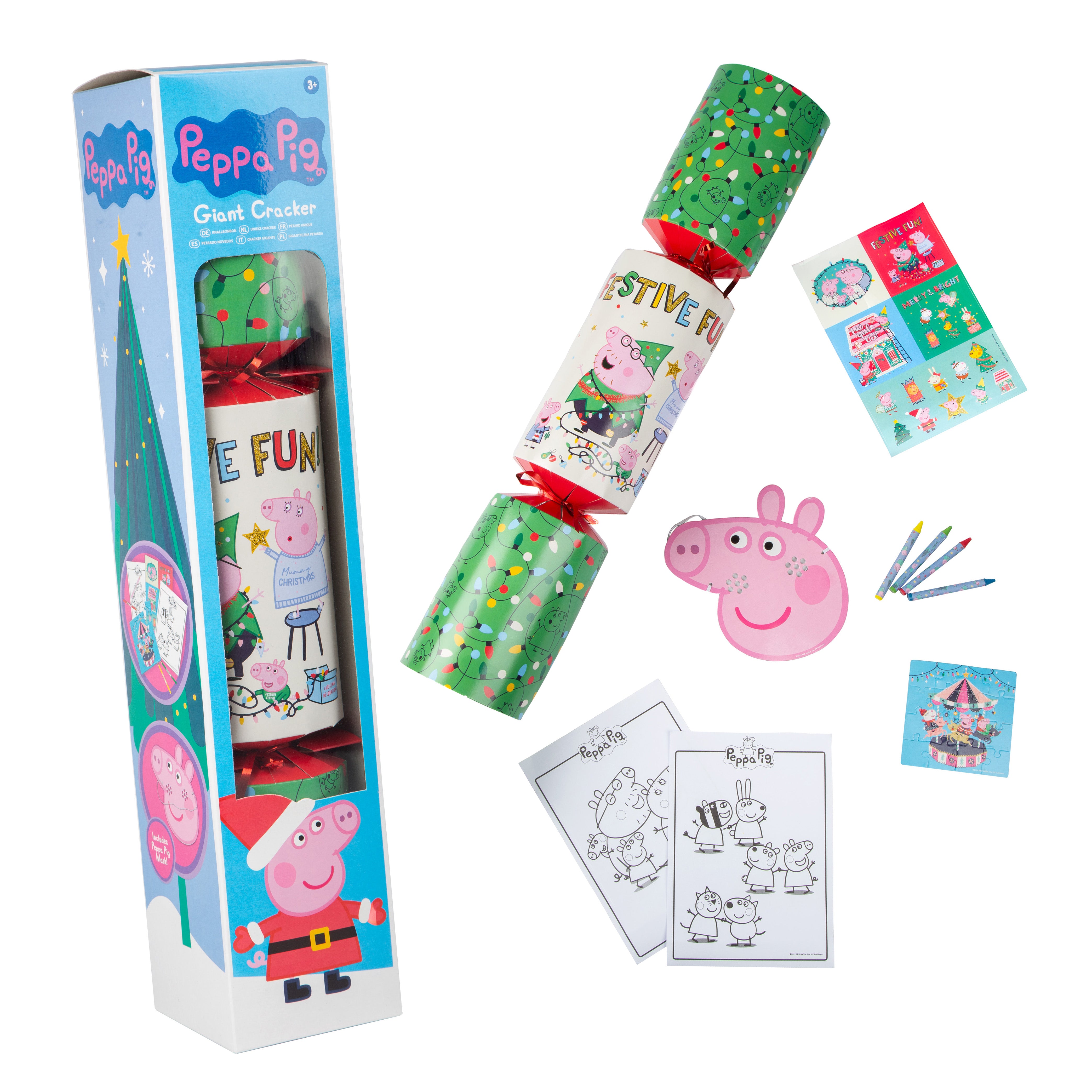 Giant Licensed Cracker Peppa Pig 55cm