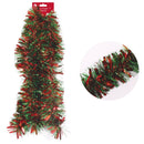 Chunky Tinsel Red & Green 2M