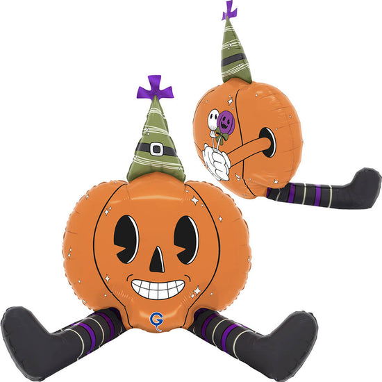 Grabo Sitting Vintage Pumpkin 21" Air Fill Foil