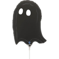 Grabo Dark Lil' Ghost 14" Air Fill Foil Balloon