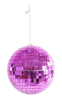 Disco Bauble Hot Pink 15cm
