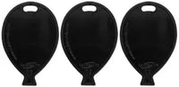 Oaktree 50 Pack Balloon Shaped Weight Black