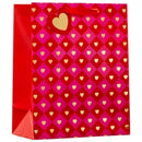 Partisan 6 Pack Gift Bag Hearts Large