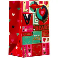 Partisan 6 Pack Gift Bag Love XOXO Small