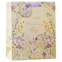 Gift Bags Mother's Day Wild Flower Large 6pk