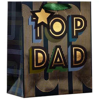 Partisan 6 Pack Gift Bag Top Dad Medium