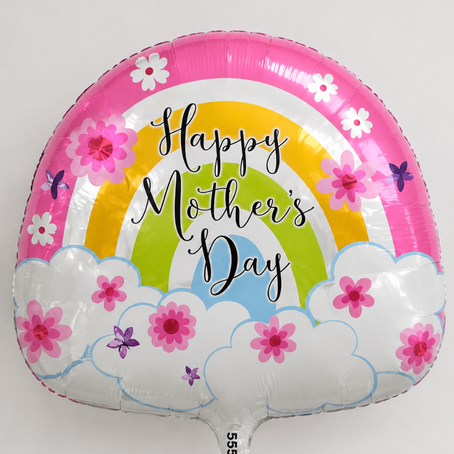 TRI Foil Balloon Mother's Day Rainbow 22"
