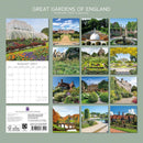 Gifted Stationery Calendar England Gardens 2027