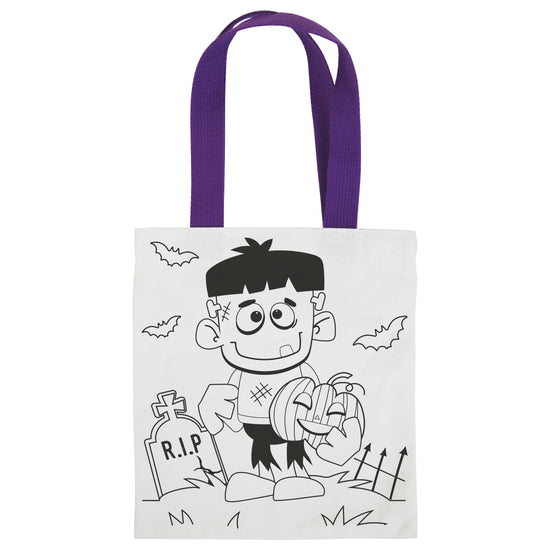 Colour Your Own Halloween Treat Bag 12pk
