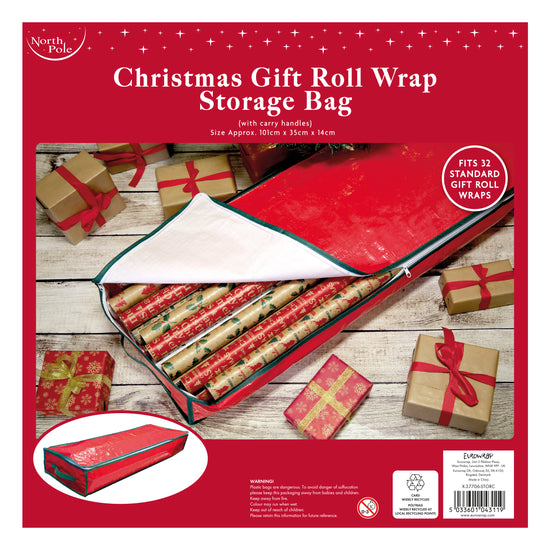 Wrapping Paper Storage Bag