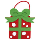 Christmas Felt Bags Present/Santa 12pk